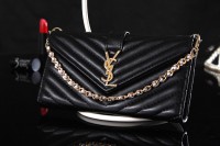 YSL iPhone 5C Cases Leather Black